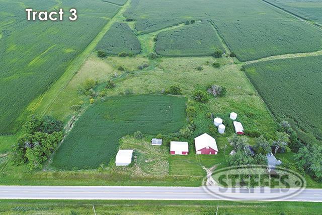 Tract #3 - One Story Home on 10.30 Surveyed Acres